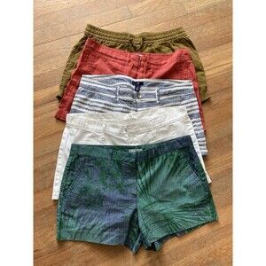 Bundle of 5 Shorts Gap LOFT Old Navy 10 Medium Linen Cotton